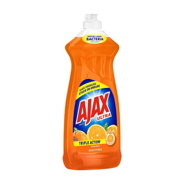 Ajax Triple Action Dish Liquid - Orange, 28 Fluid Ounces