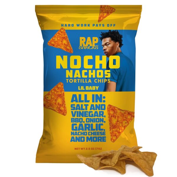 Rap Snacks Lil Baby All In Nocho Nachos Tortilla Chips Pack of 6