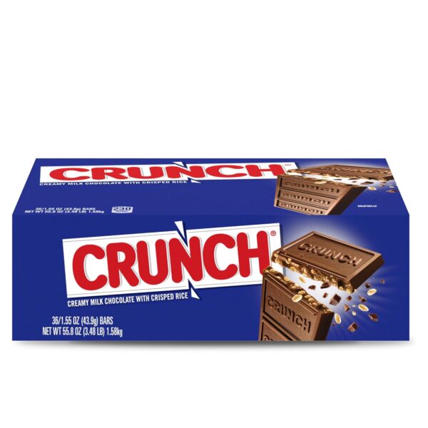 CRUNCH, Bulk 36 Pack, Milk Chocolate and Crisped Rice