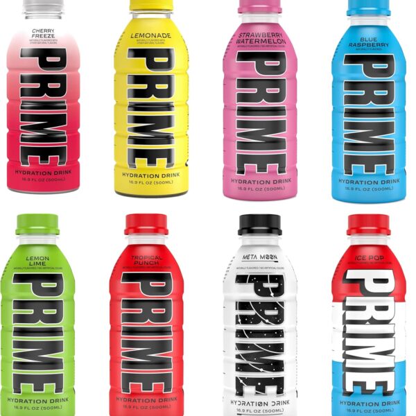 Peaceful Squirrel Prime Hydration drink Variety pack of 8 Flavors