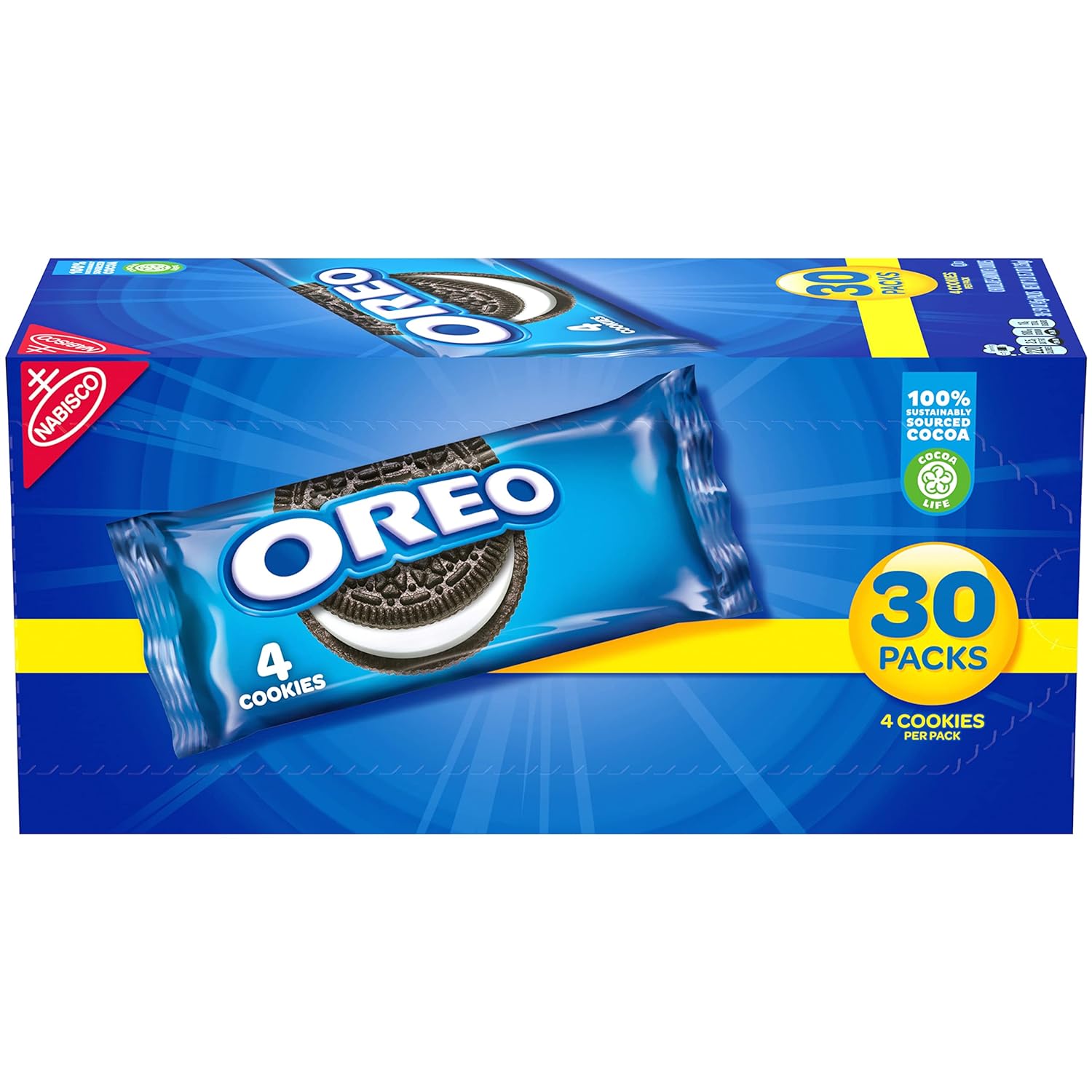 11-8.jpg OREO Chocolate Sandwich Cookies, 30 - 1.59 oz Snack Packs - Image 1