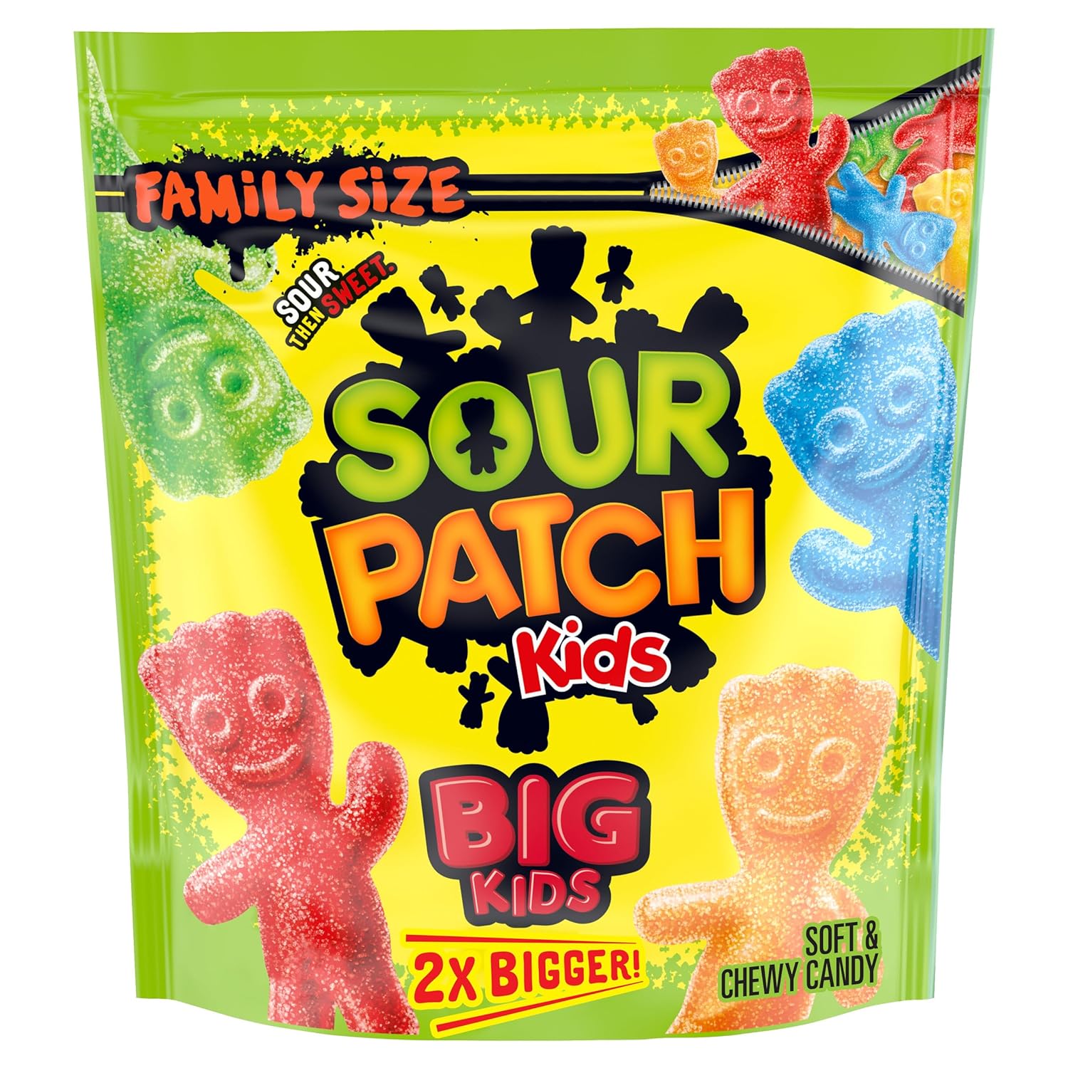5-19.jpg SOUR PATCH KIDS Big Kids Soft & Chewy Candy, Family Size, 1.7 lb - Image 1