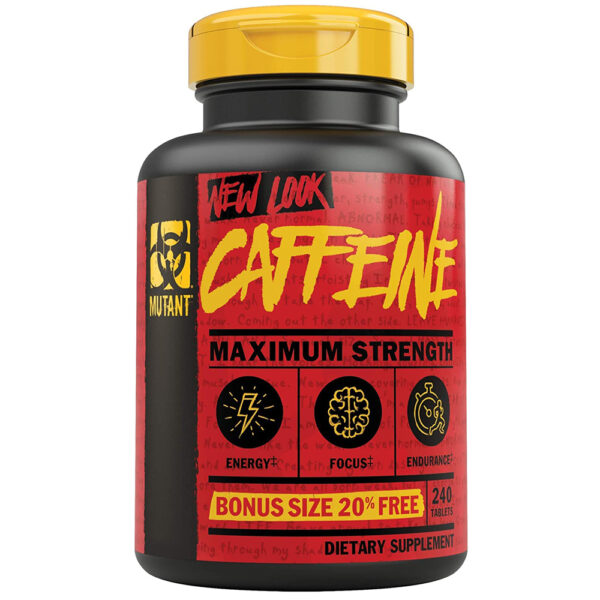 Mutant Caffeine Pure and Straightforward Pharmaceutical-Grade Caffeine Pills