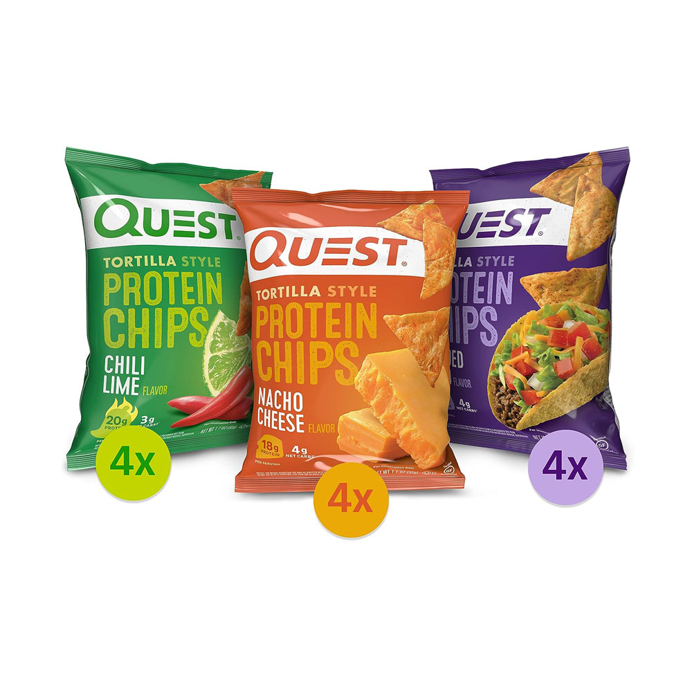 Quest1.jpg Quest Nutrition Tortilla Style Protein Chips Variety Pack - Image 1