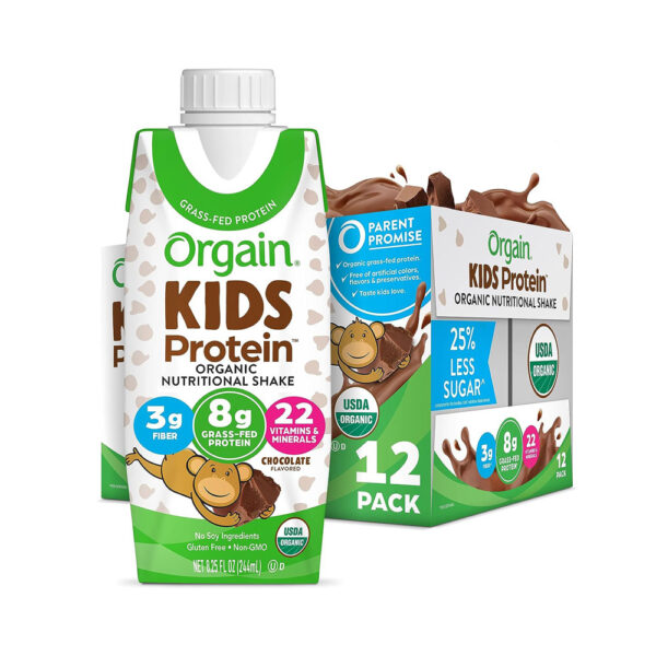 Orgain Organic Kids Nutritional Protein Shake, Chocolate