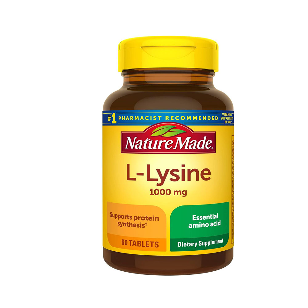 nature1.jpg Nature Made L-Lysine 1000 mg, Dietary Supplement, 60 Tablets - Image 1